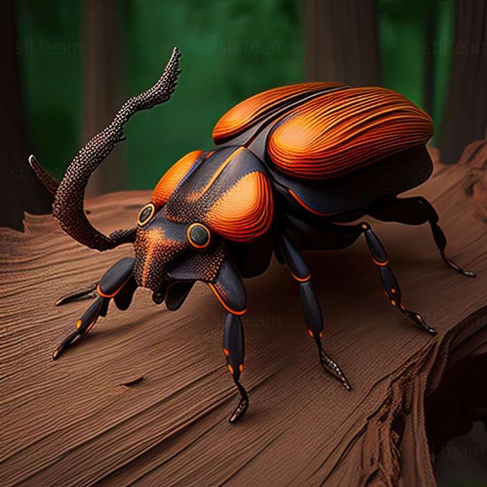 3D model Nicrophorus argutor (STL)